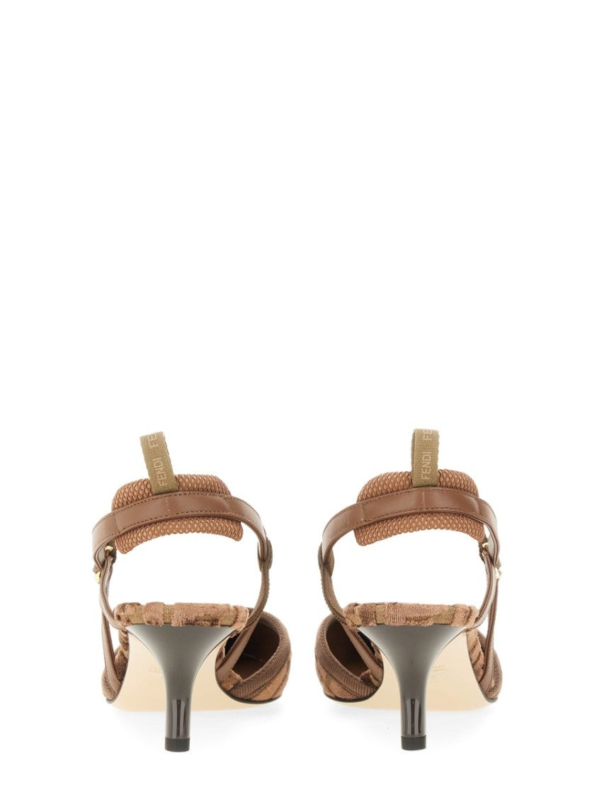 Fendi "Hummingbird Lite" Slingback Shoe