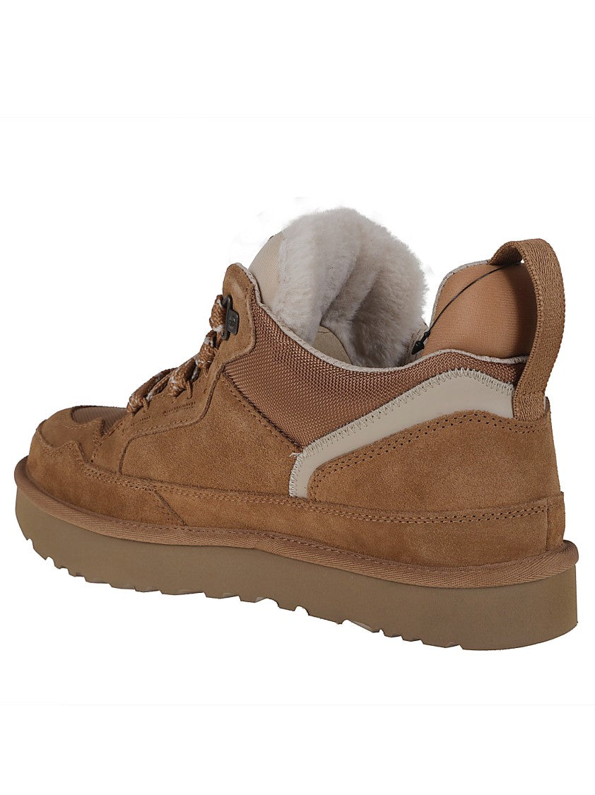 Ugg Lowmel Suede And Fabric Sneakers
