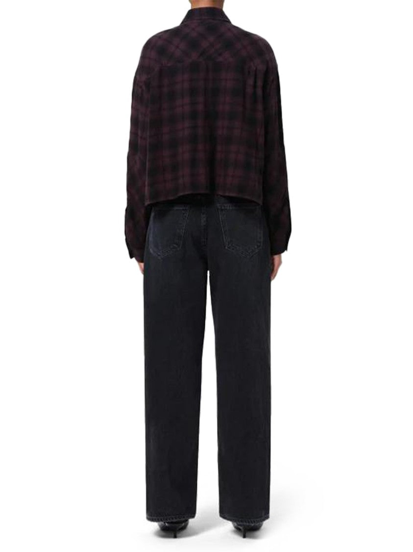 Agolde Low Slung Baggy Jeans With Five-Pocket Design