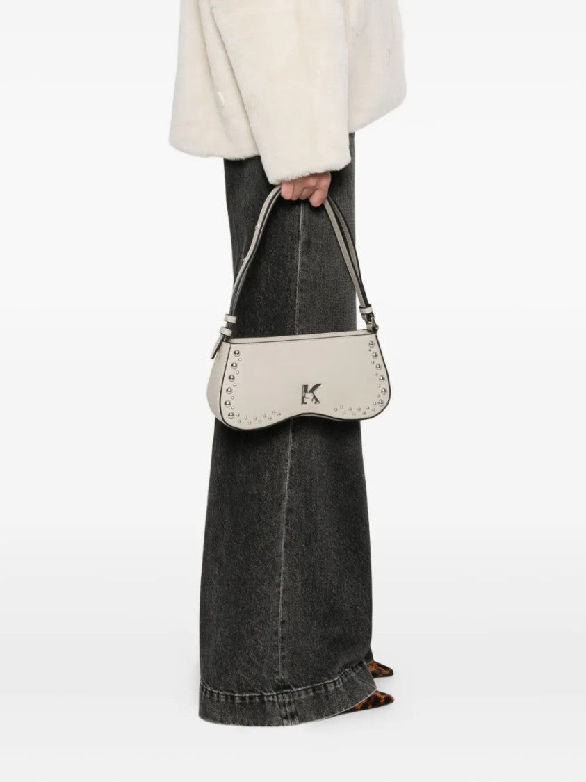 Karl Lagerfeld Structured Black Bag With Modern Design And Clean Lines