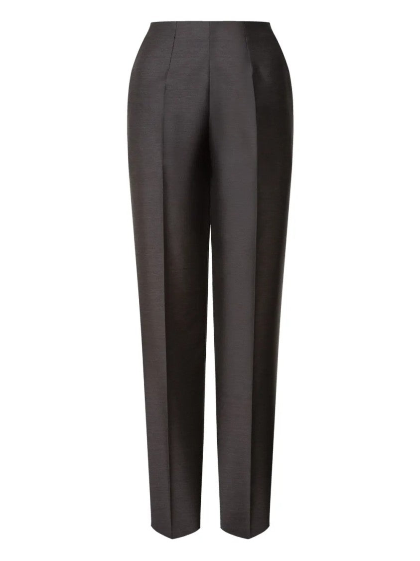 Alberta Ferretti Tailored Straight-Leg Minimalist Design Pants