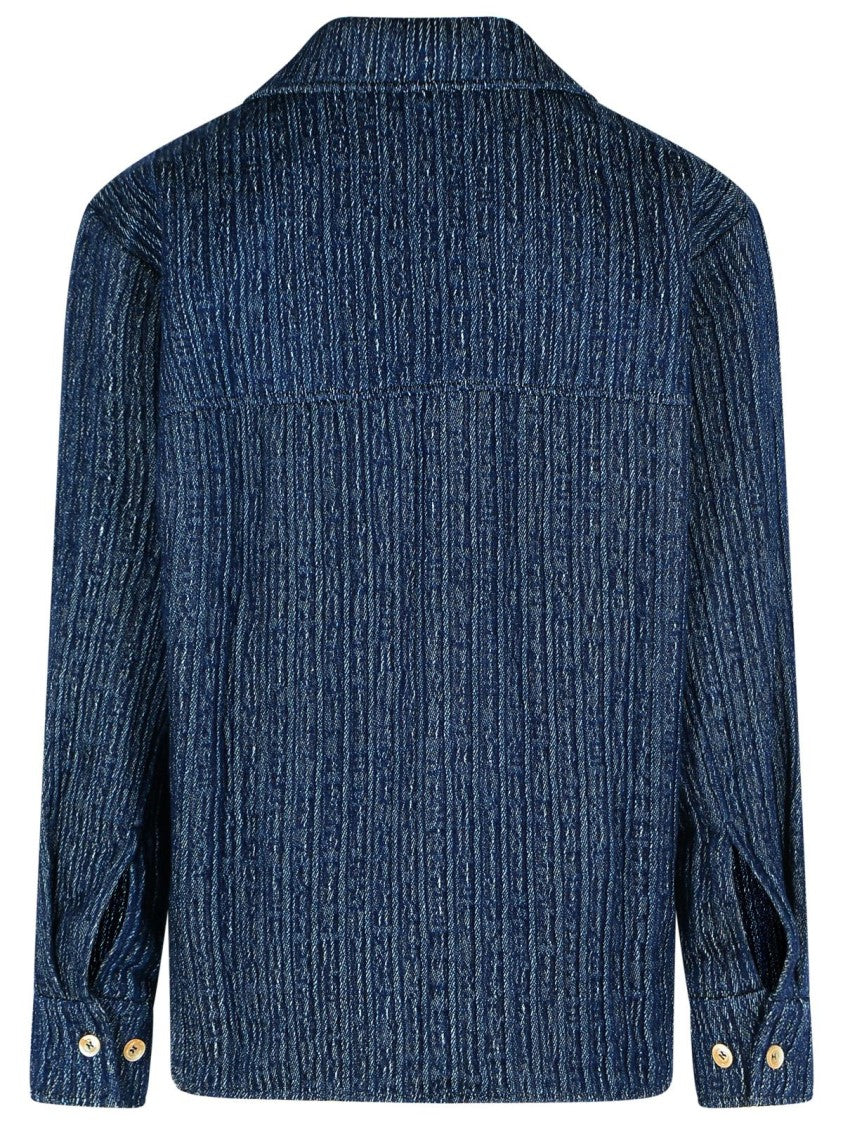 Séfr Wes' Blue Cotton Shirt