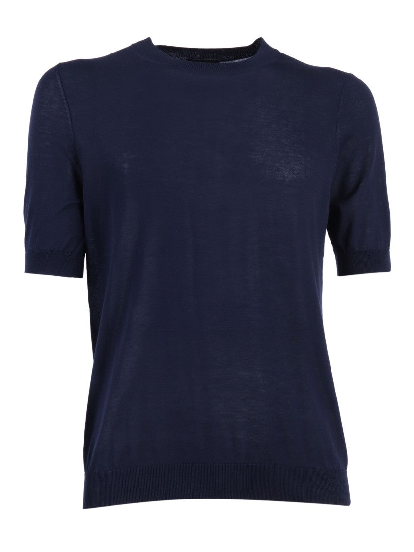 Ballantyne Relaxed Fit Black Short-Sleeved Pullover