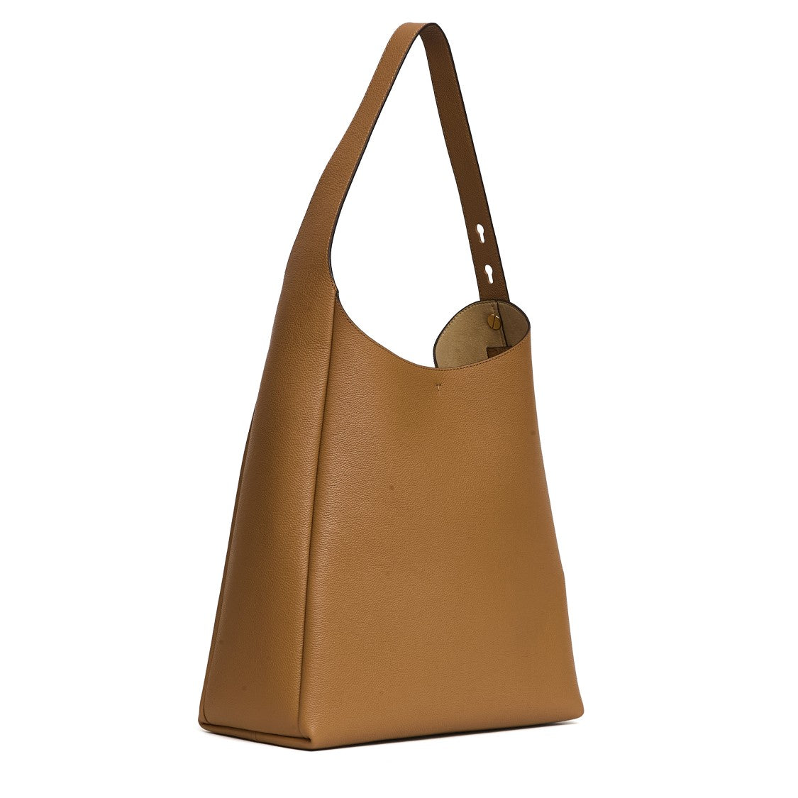 Tory Burch Brown Hobo Bag Smooth Structured Silhouette