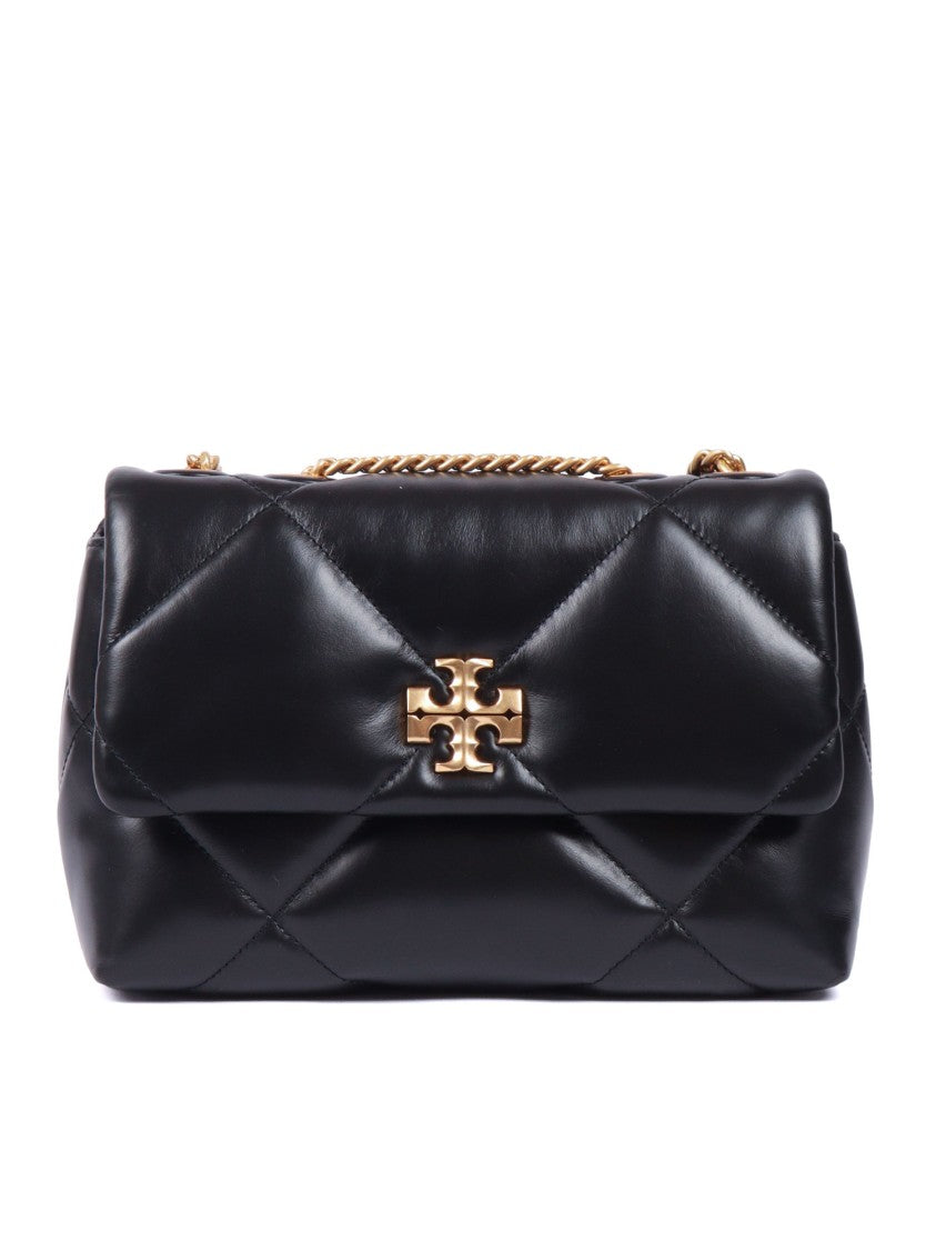 Tory Burch Black Kira Diamond Quilted Shoulder Bag