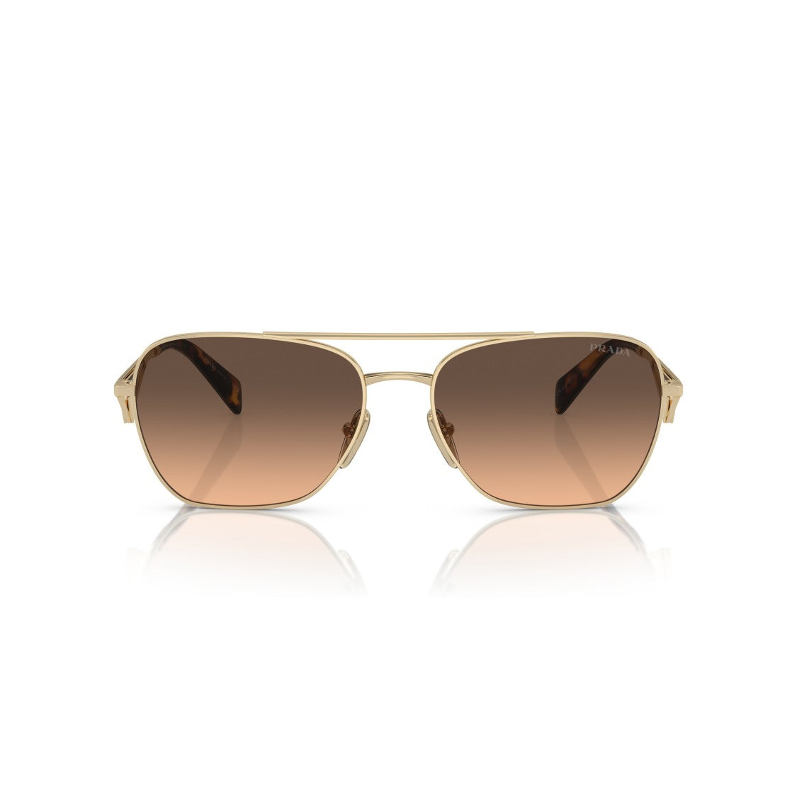 Prada 0Pr A50s Rectangular Gradient Brown Lenses