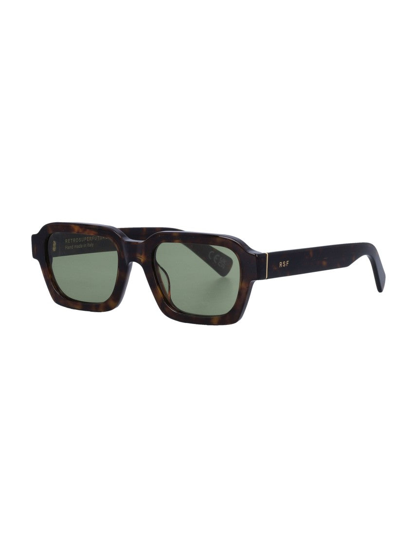 Retrosuperfuture Caro Rectangular Tortoiseshell Sunglasses