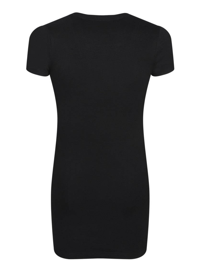 Givenchy Sculpted Black Mini Dress With Short Sleeves