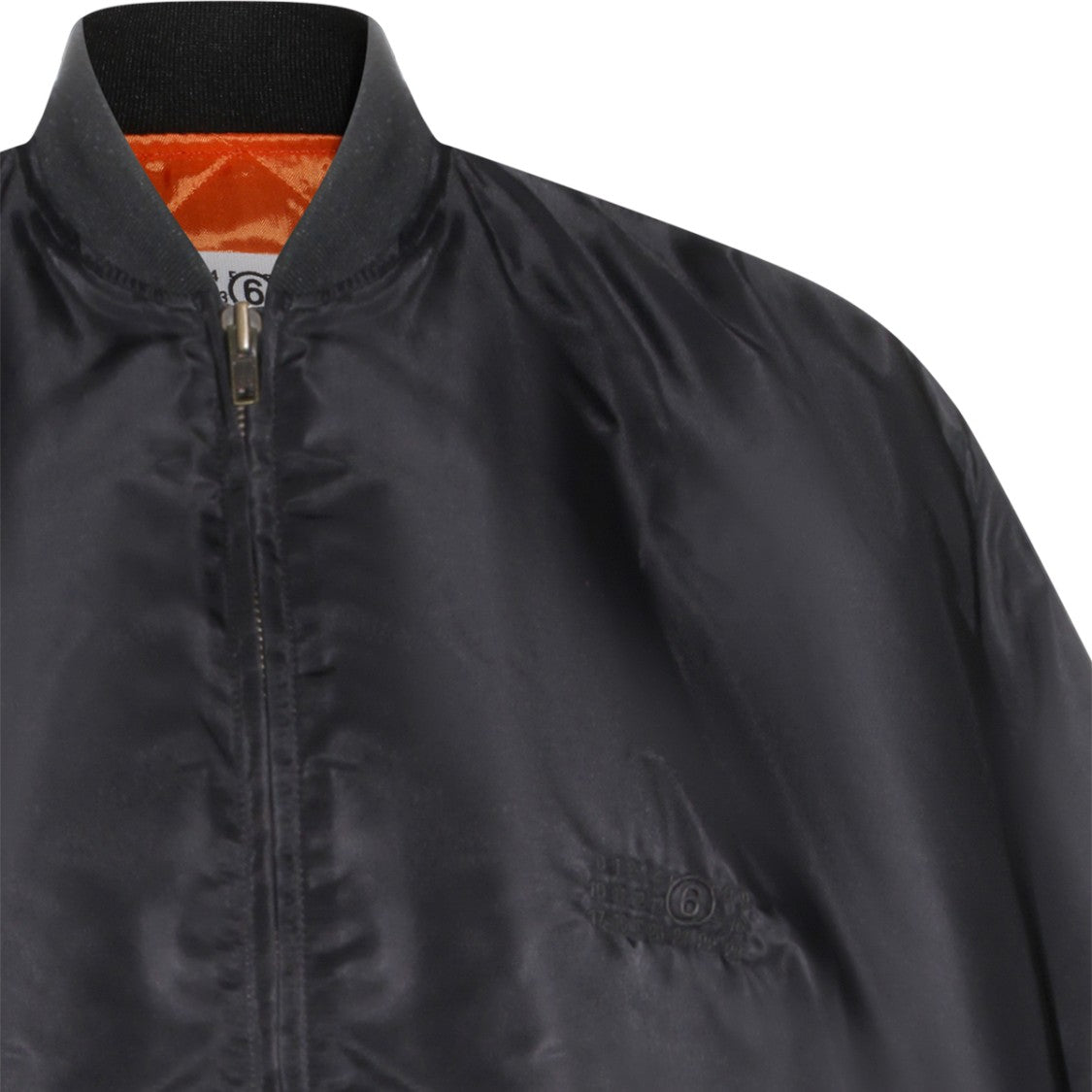Mm6 By Maison Margiela Tailored Black Jacket With Classic Collar