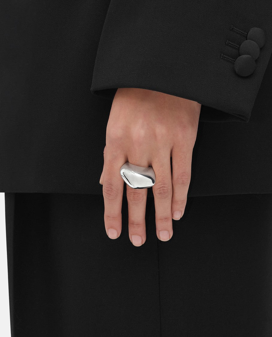 Bottega Veneta Fin Silver Ring