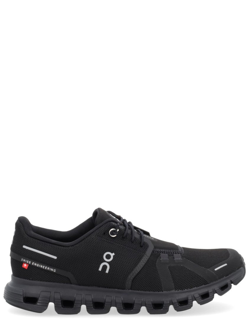 On Low-Profile Black Sneakers With Cushioned Pods