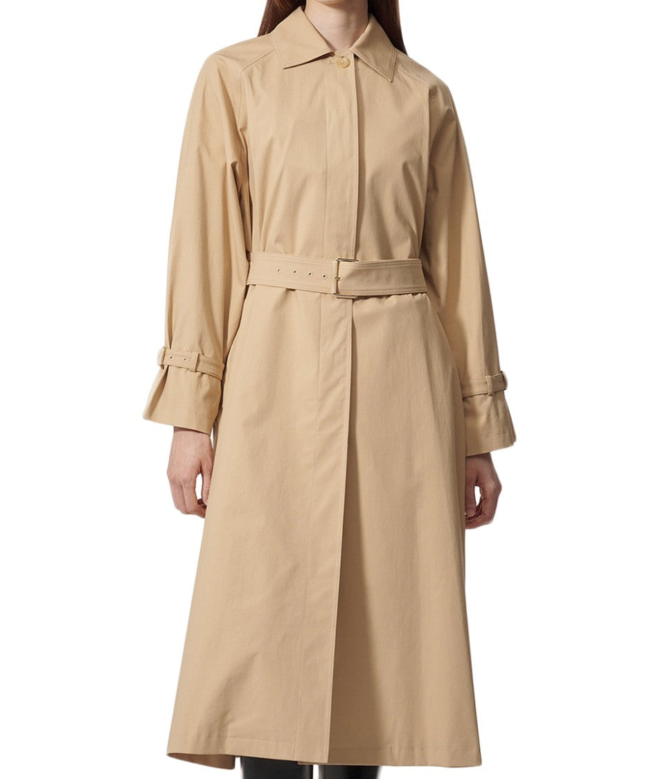 Max Mara Tailored Long Coat With Classic Collar