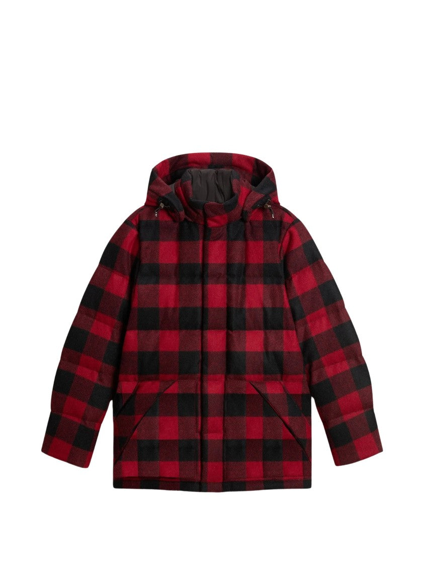 Woolrich Check Moon Checkered Puffer Parka