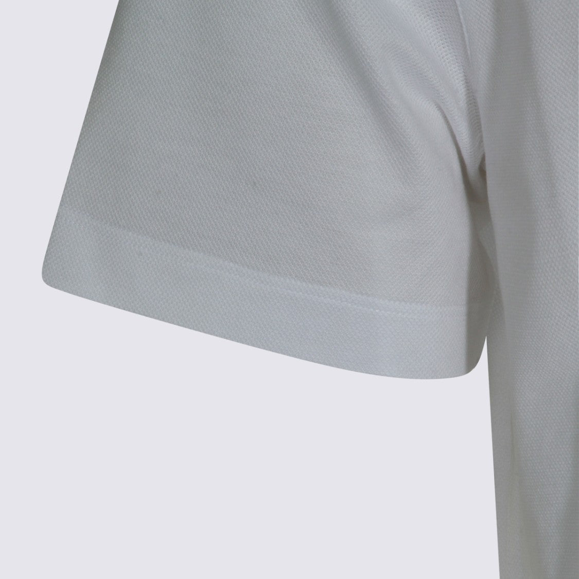 Zegna Short-Sleeve Minimalist Polo Shirt With Textured Fabric