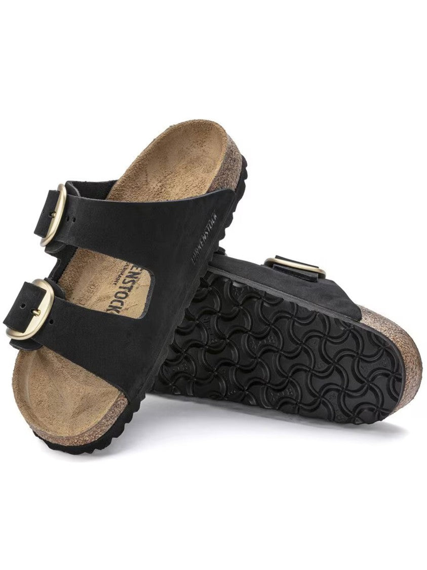 Birkenstock Arizona Big Buckle Nubuck Leather Sandals