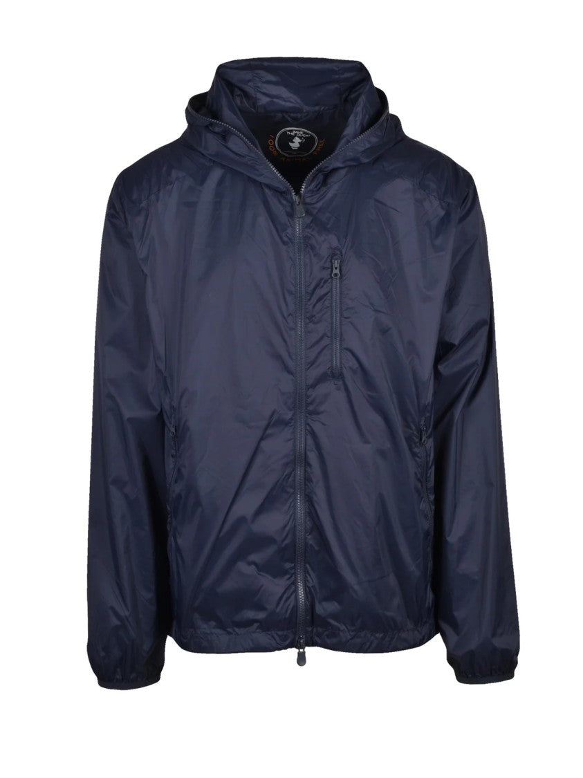 Save The Duck Blue Nylon K-Way