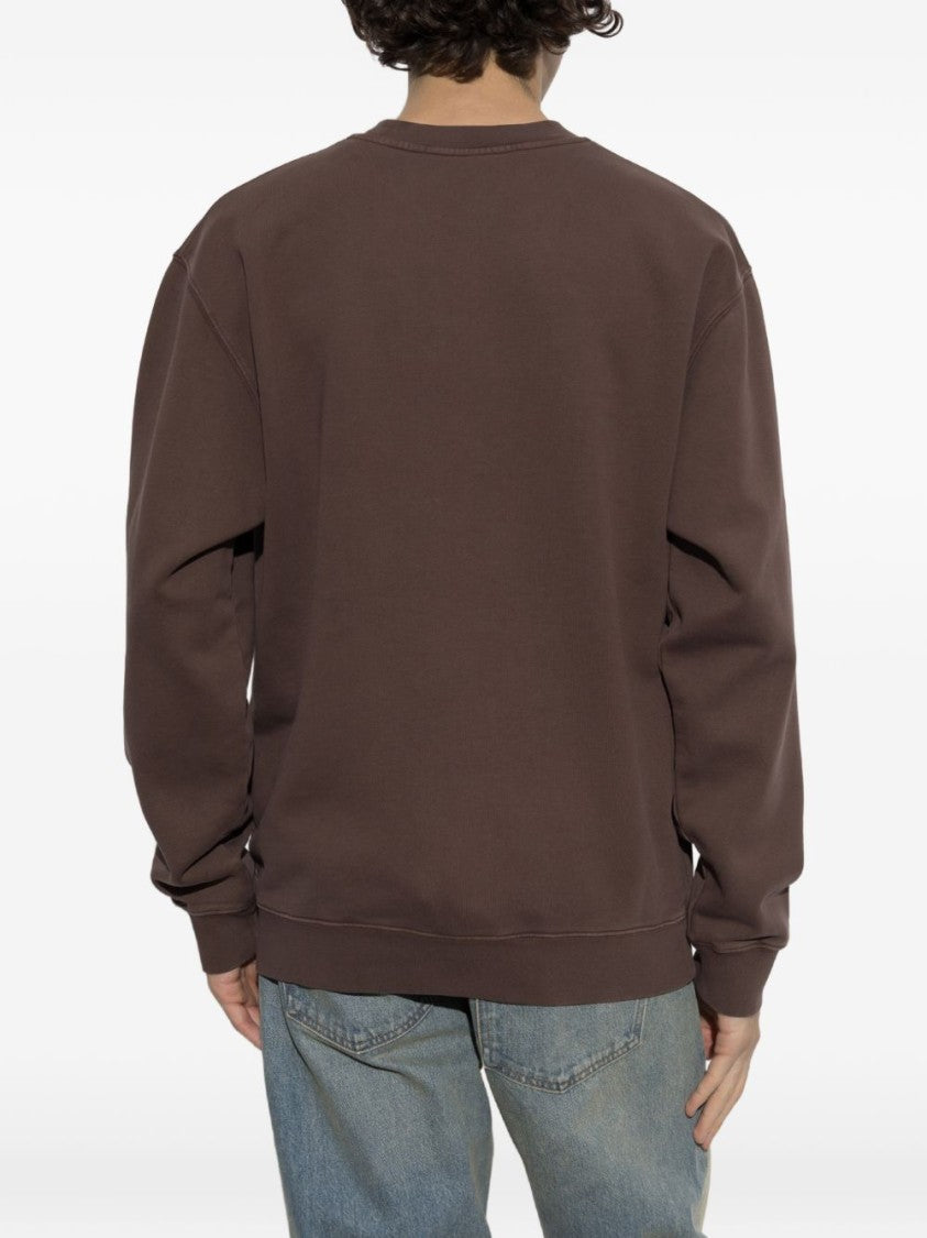 Jacquemus Relaxed Fit Crew Neck Sweater With Textured Patch Detail