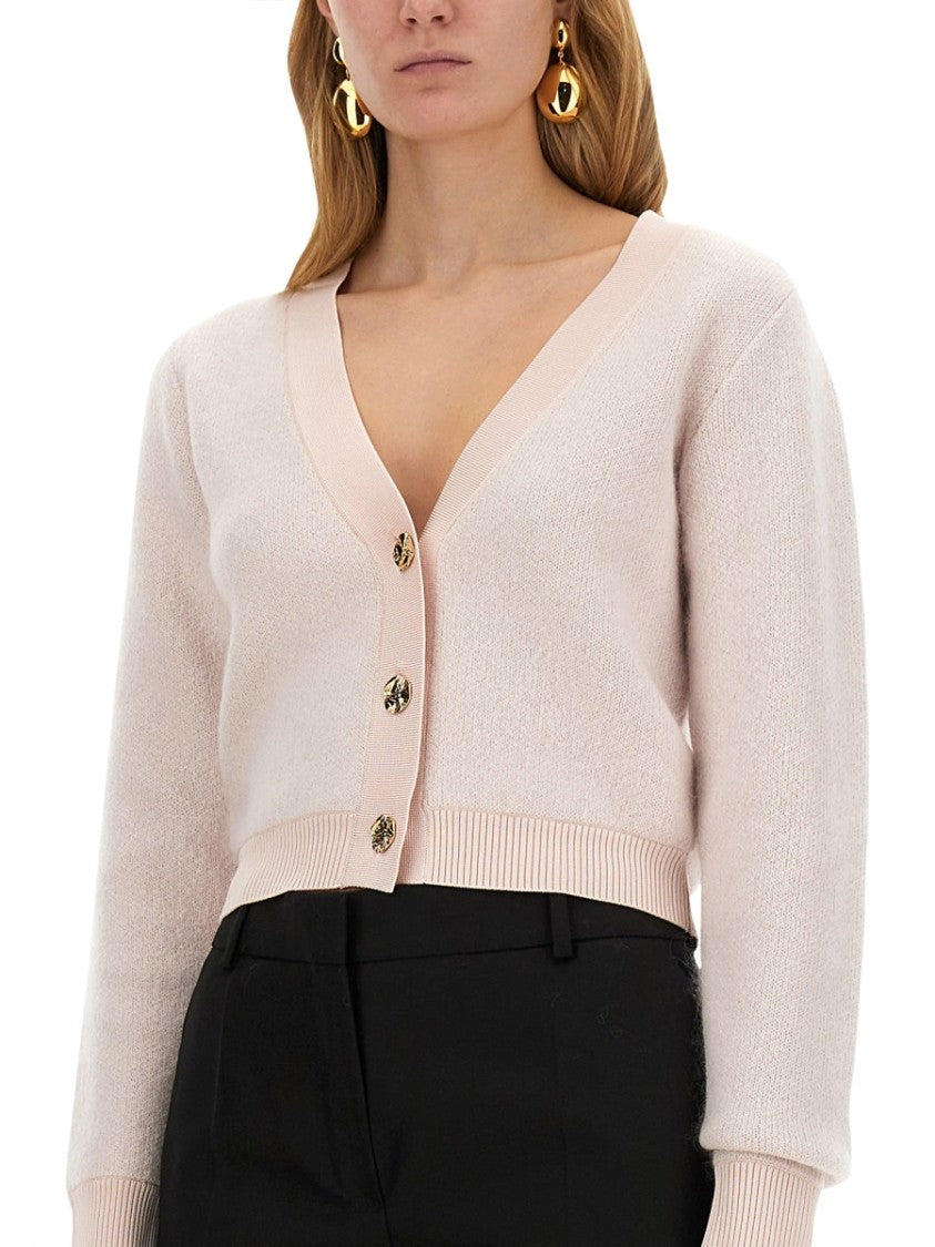 Nina Ricci Regular Fit Mohair Blend Cardigan
