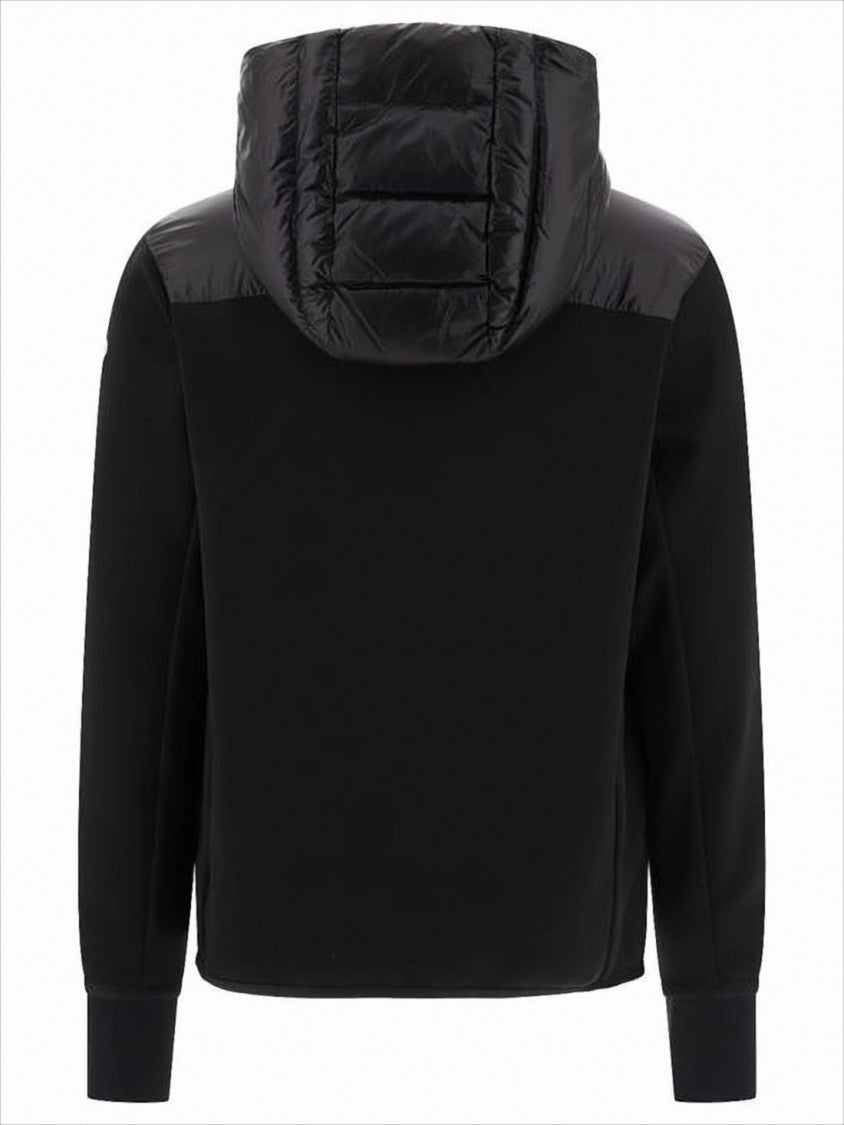 Moncler Quilted Hooded Jacket With Padded Front