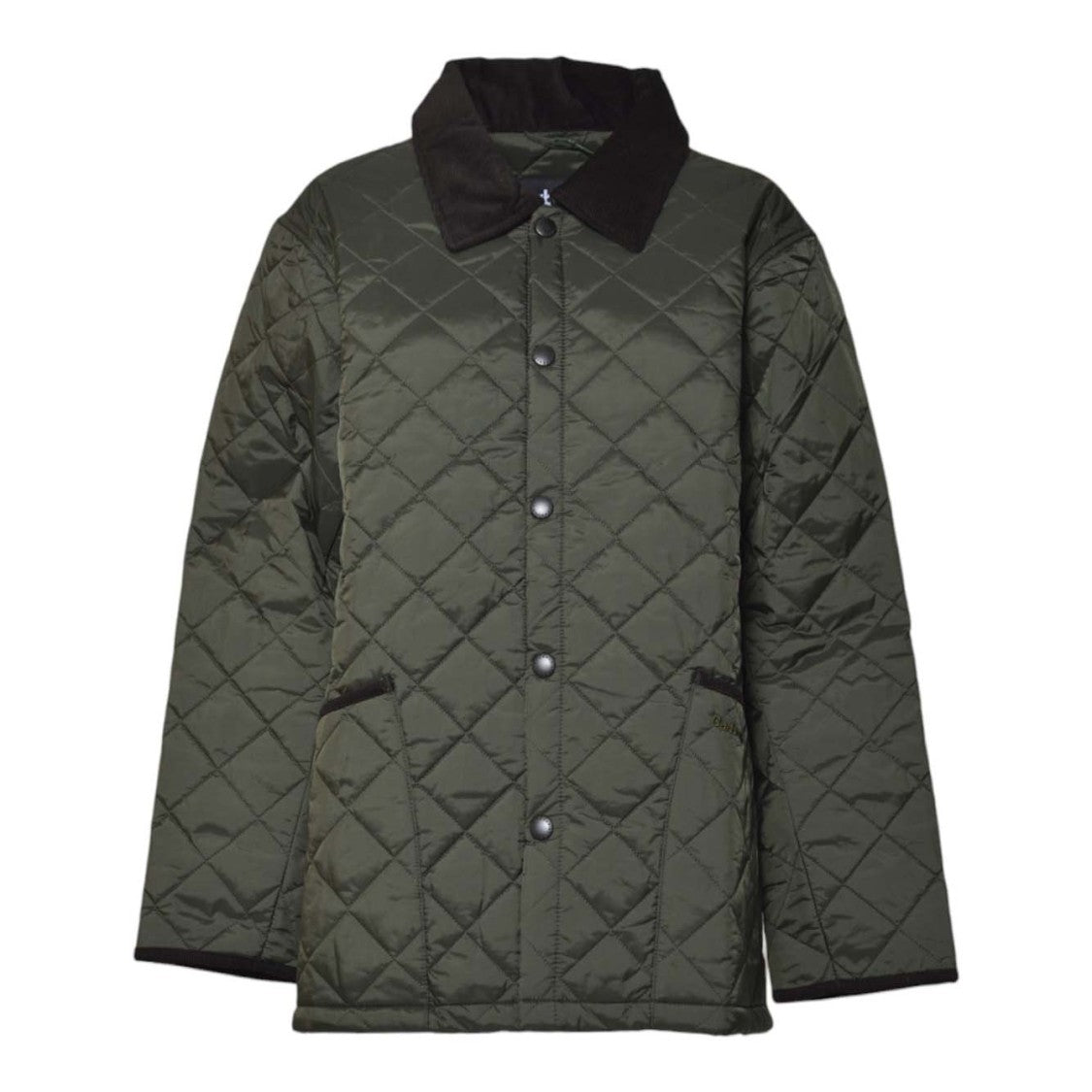 Barbour Quilted Casual Jacket With Contrasting Trim Detail