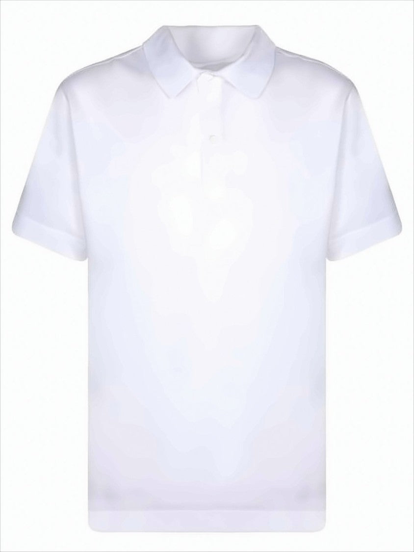 Givenchy Short-Sleeve Polo Shirt With Textured Pattern