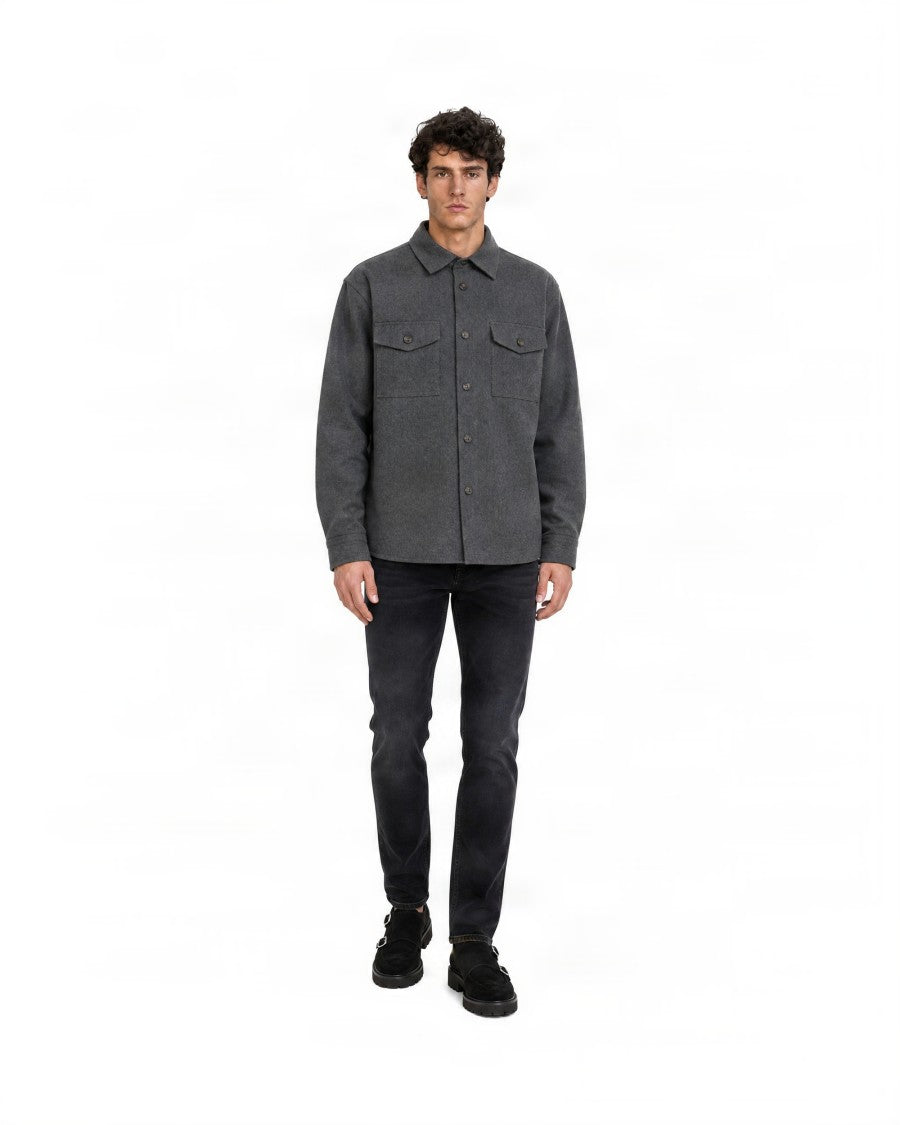 Boss Black Tapered-Leg Slim-Fit Stretch-Cotton Jeans