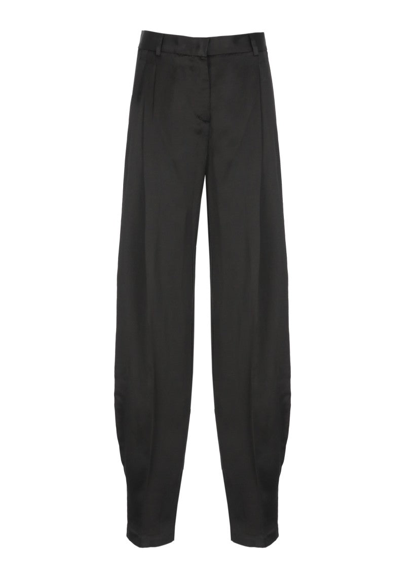 The Andamane Black Tracy Satin Formal Pants
