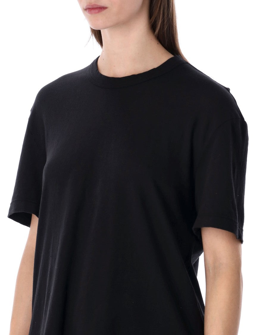 James Perse Japanese Crepe Jersey Oversized T Shirt
