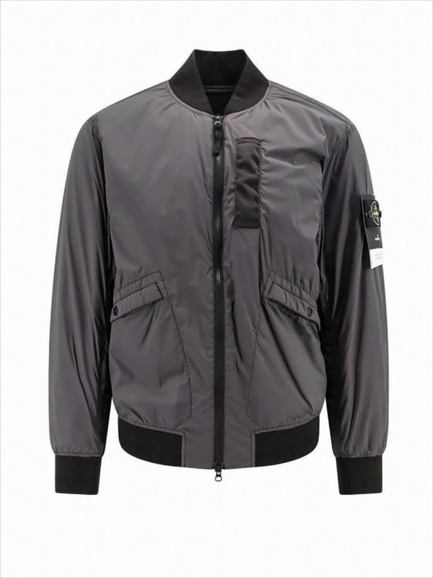 Stone Island Dark Grey Bomber Jacket