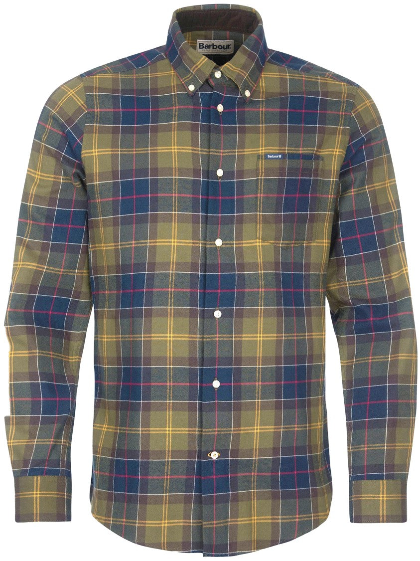 Barbour Button-Down Plaid Casual Shirt