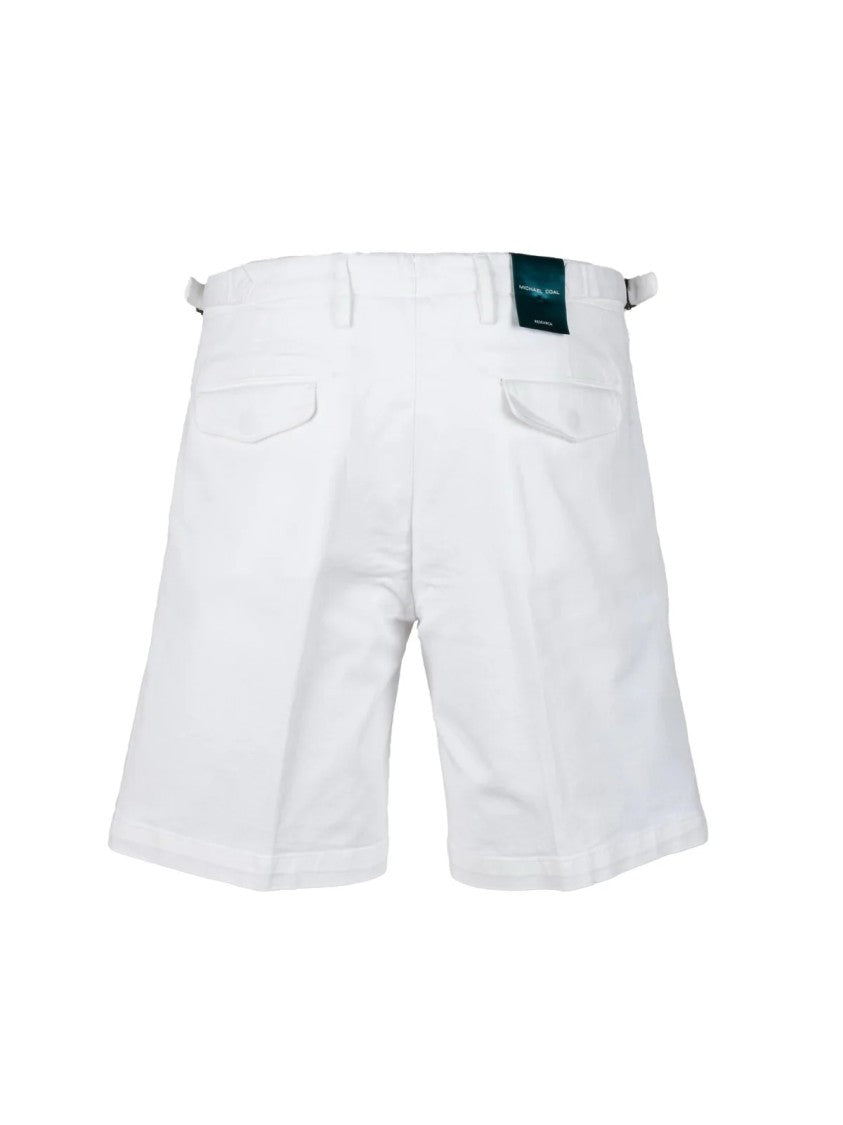 Michael Coal White Bermuda Shorts