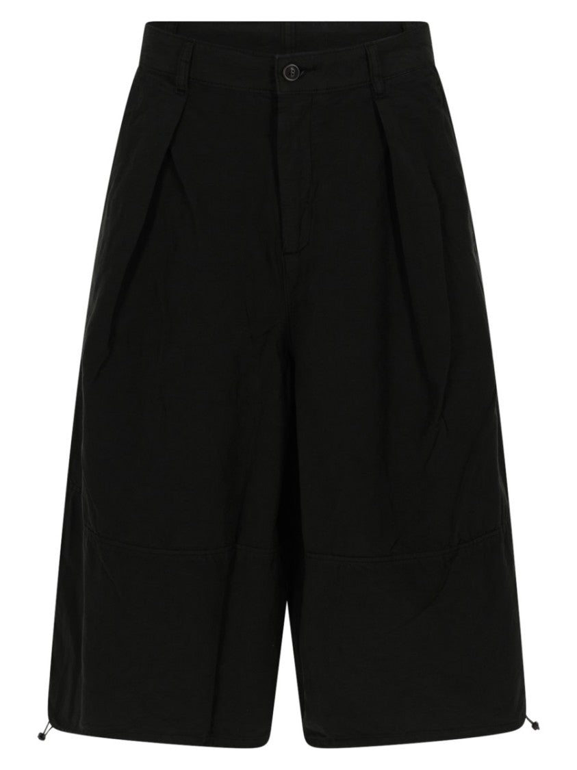 Ymc Salba Cotton-Linen Drawstring Shorts