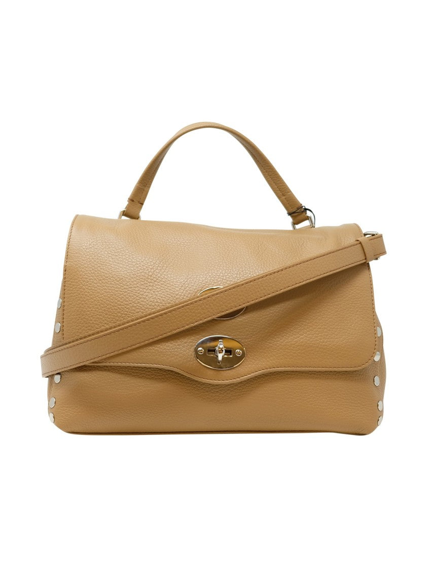 Zanellato Postina Daily Giorno S Cappuccino Leather Handbag
