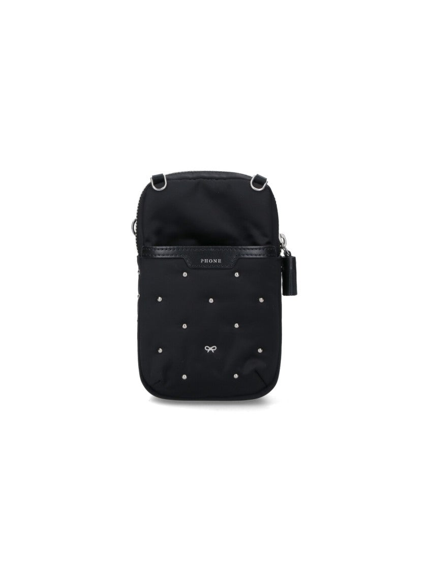 Anya Hindmarch Smartphone Studs Holder – Black