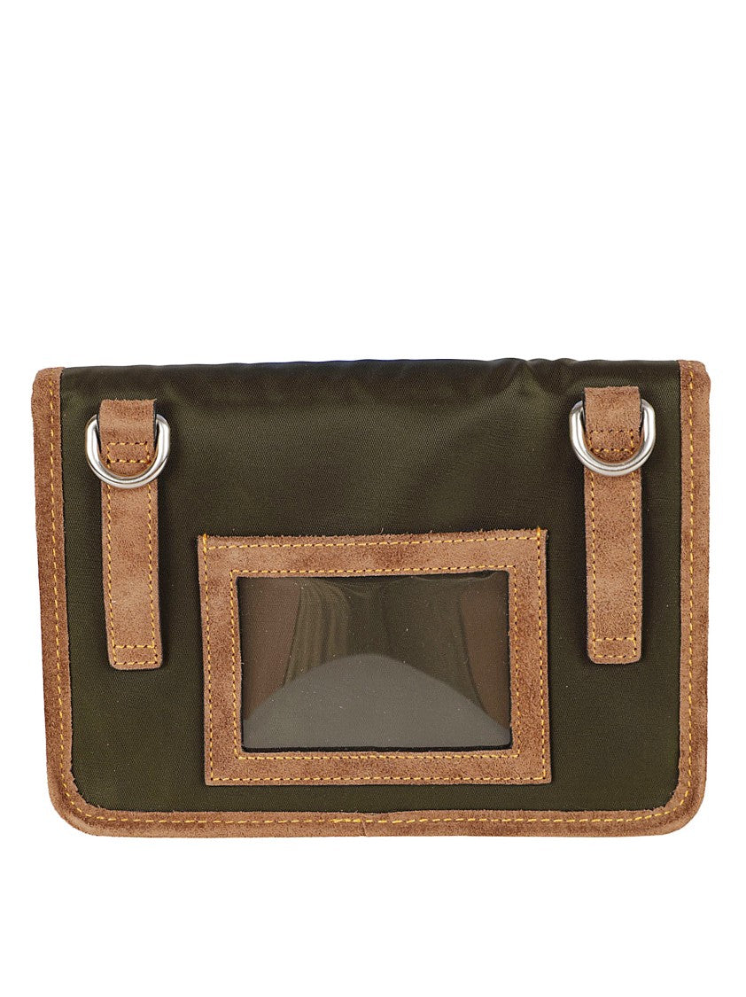 Prada Compact Olive Green Nylon Belt Bag