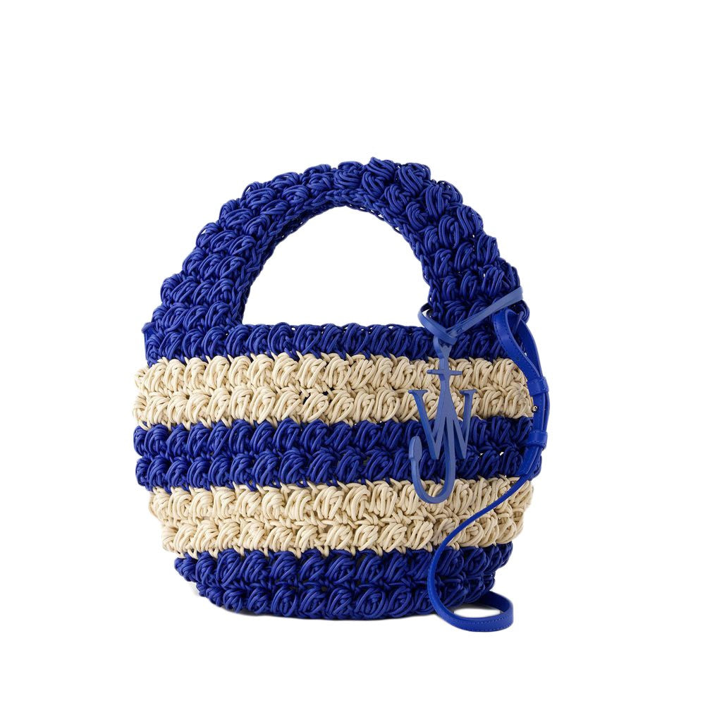 J. W. Anderson Popcorn Basket Bag - Cotton - Blue/White