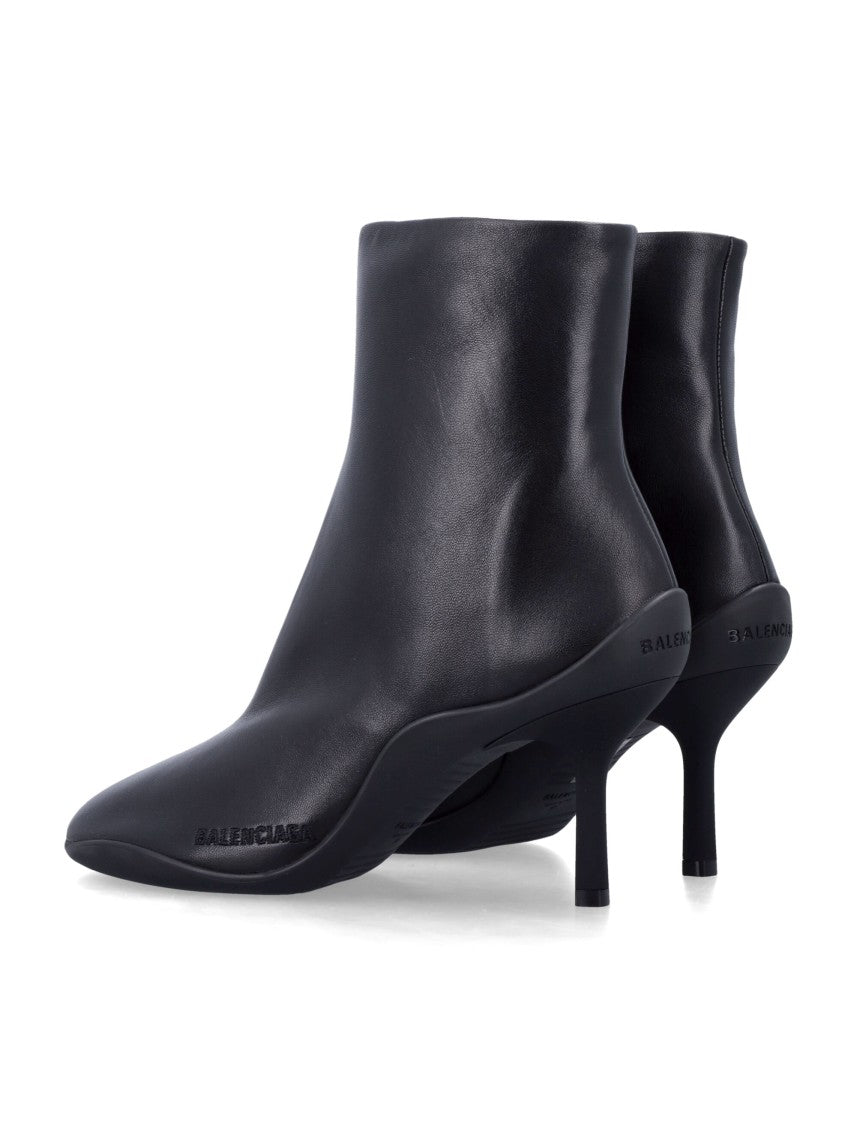 Balenciaga Shibuya Bootie In Shiny Sheepskin