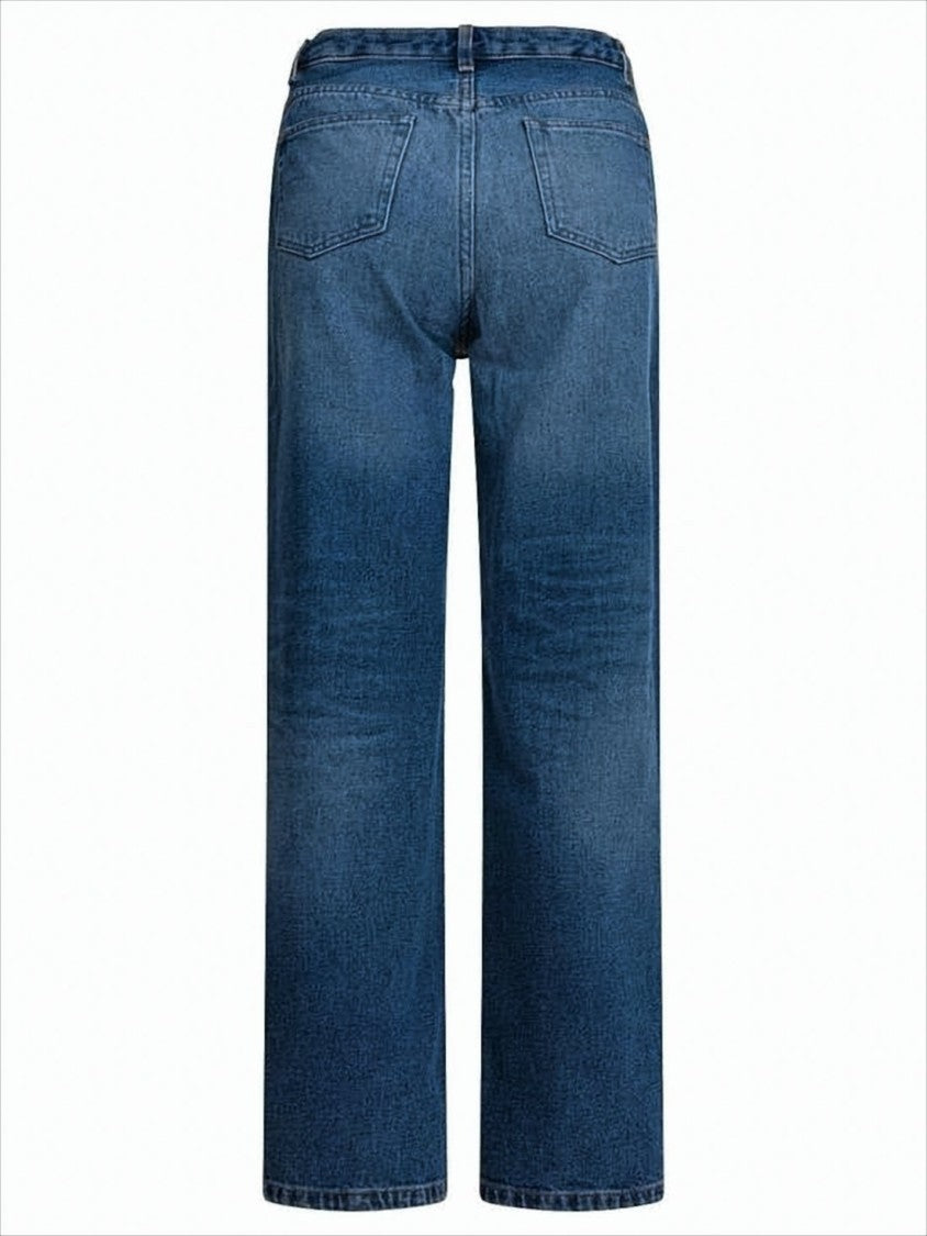 A.P.C. Classic Mid-Rise Straight-Leg Denim Pants