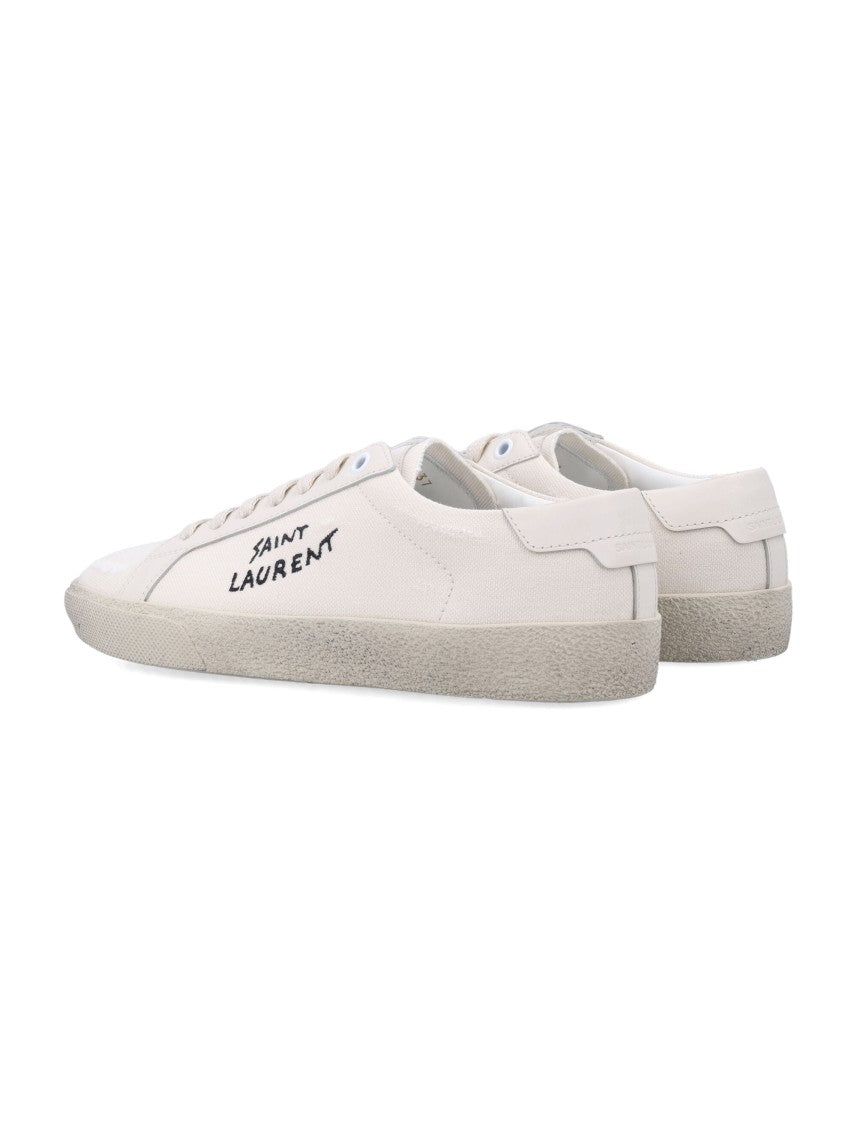 Saint Laurent Saint Laurent Court Classic Sl/06 Woman's Sneakers In Canvas