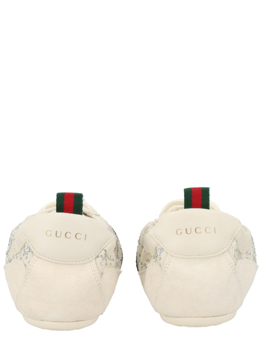 Gucci Shift Webbing Calfskin Sneakers