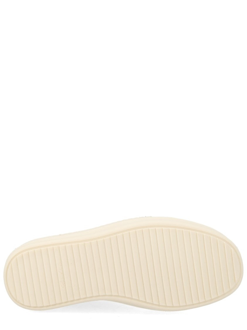 Rick Owens Vintage Sneaks Rounded Toe Contrast Sneakers