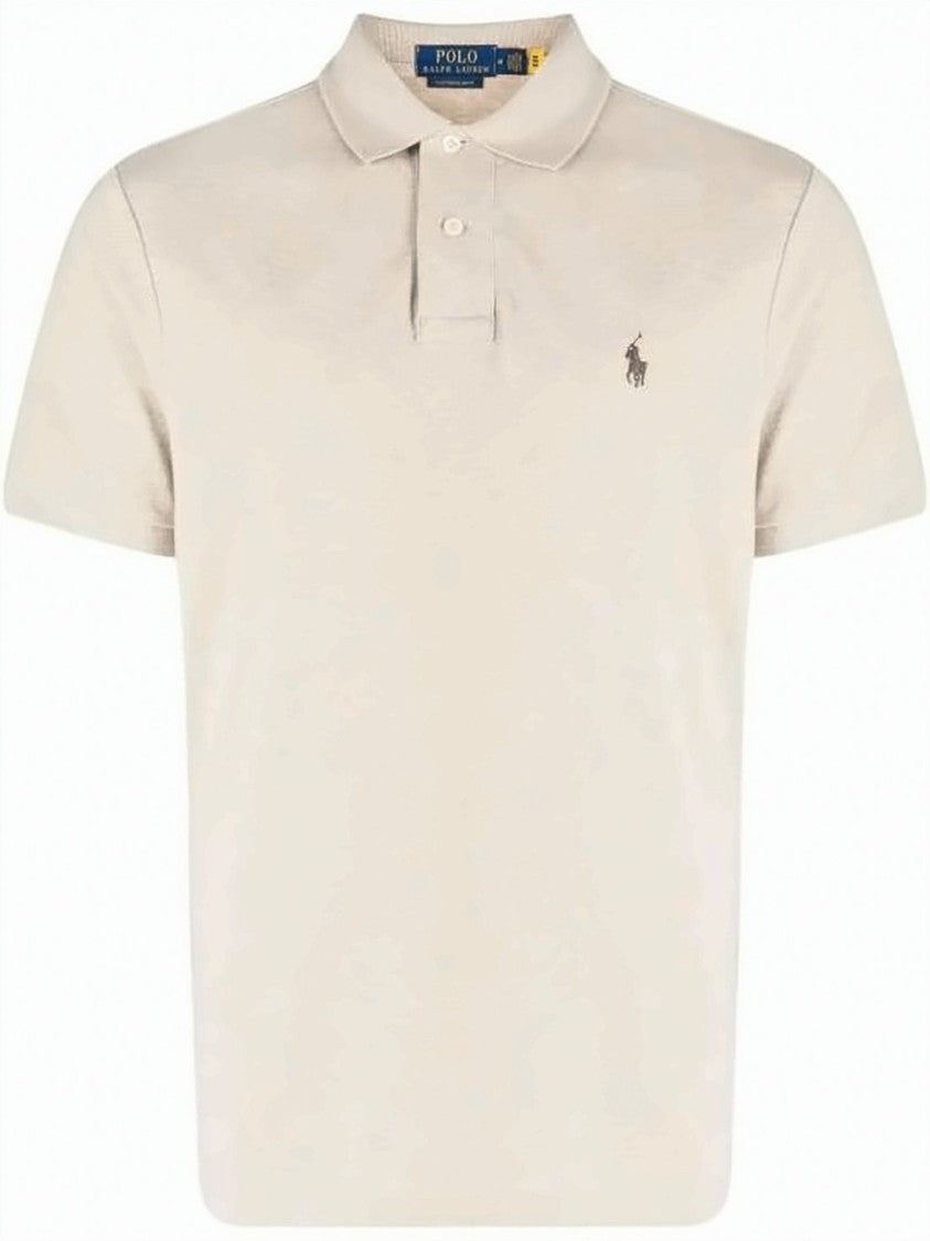 Polo Ralph Lauren Short-Sleeve Polo Shirt With Button Placket And Embroidered Logo