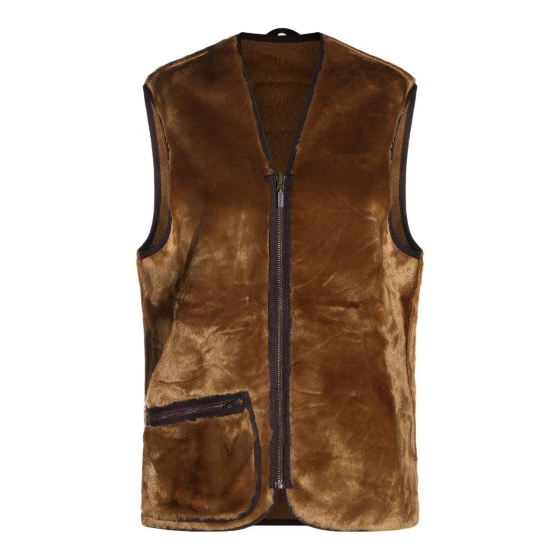 Barbour Sleeveless Plush Pocket Jacket