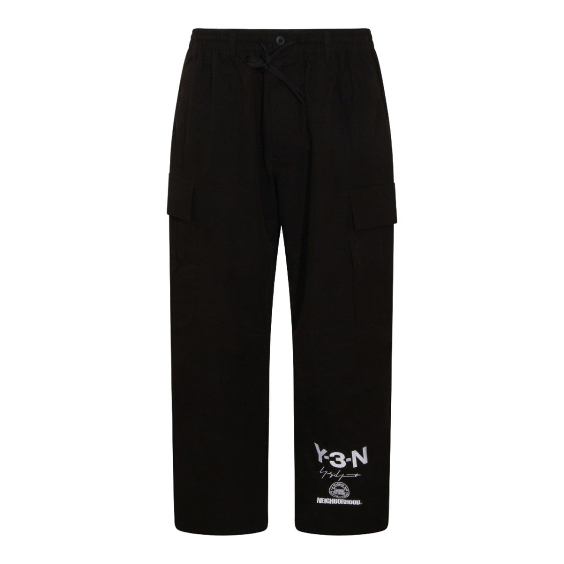 Adidas Y-3 X Nhbd X Dainese Relaxed Fit Black Cargo Trousers