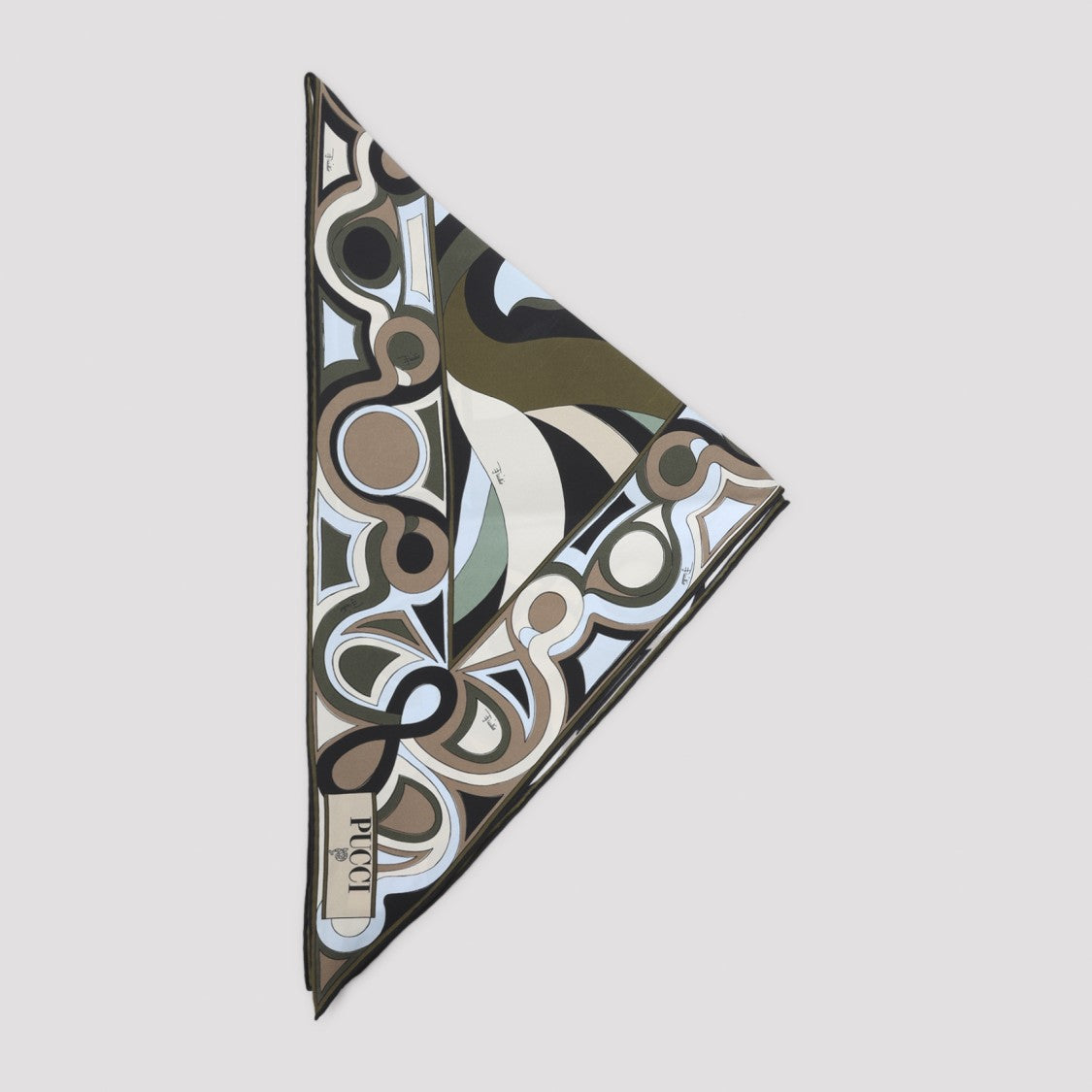 Pucci Multicolour Abstract Silk Scarf