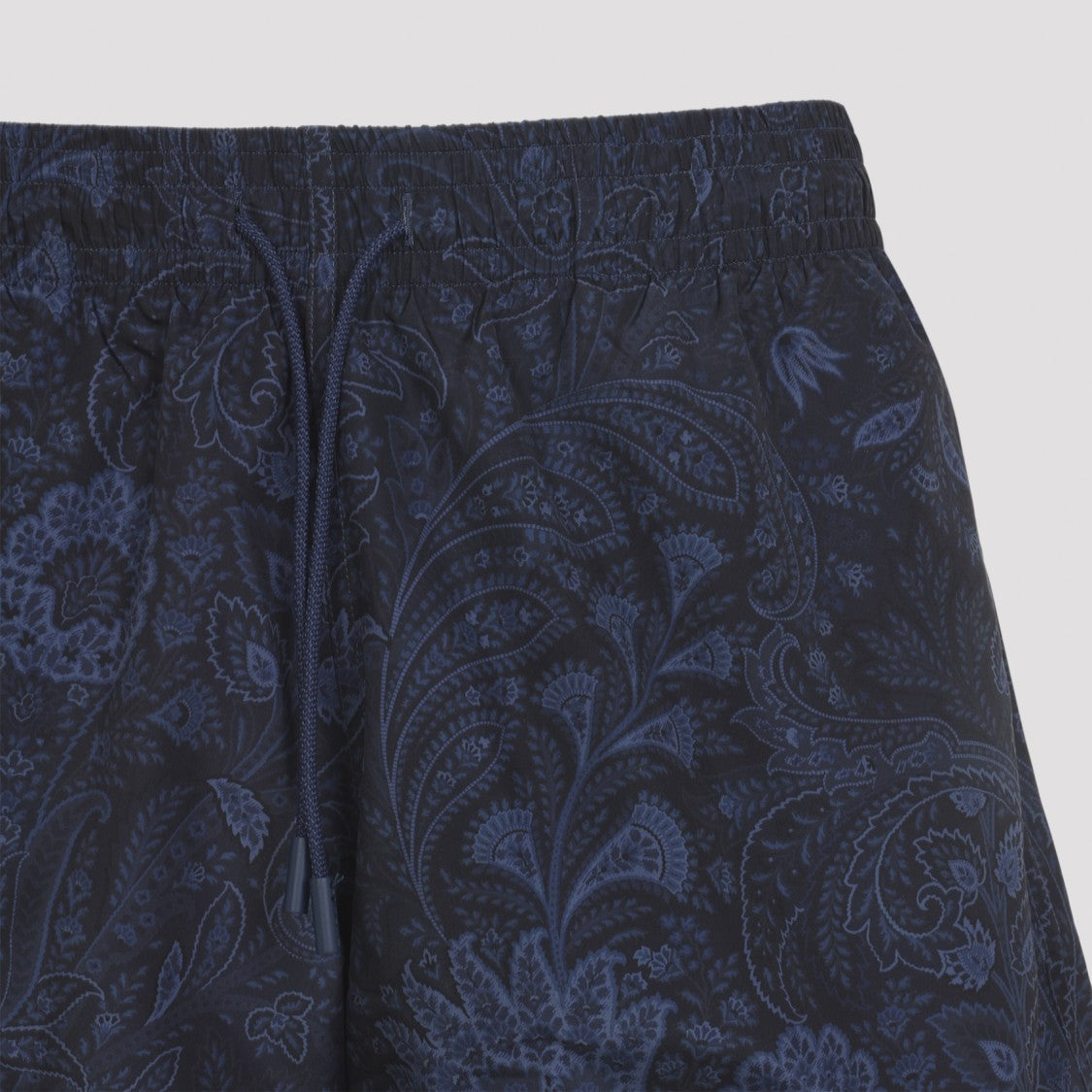 Etro Paisley Pattern Swim Shorts With Adjustable Waistband