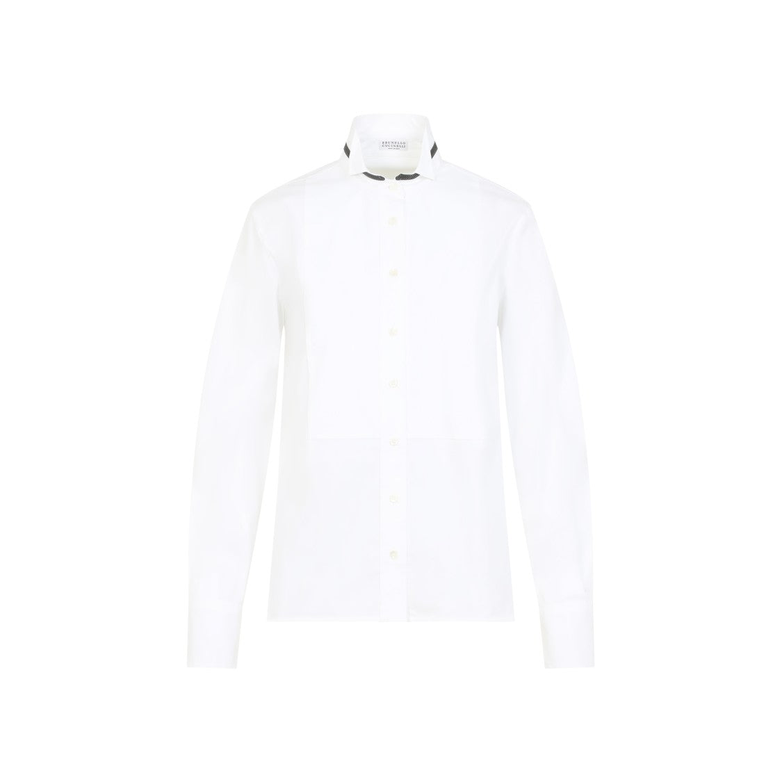 Brunello Cucinelli White Cotton Shirt