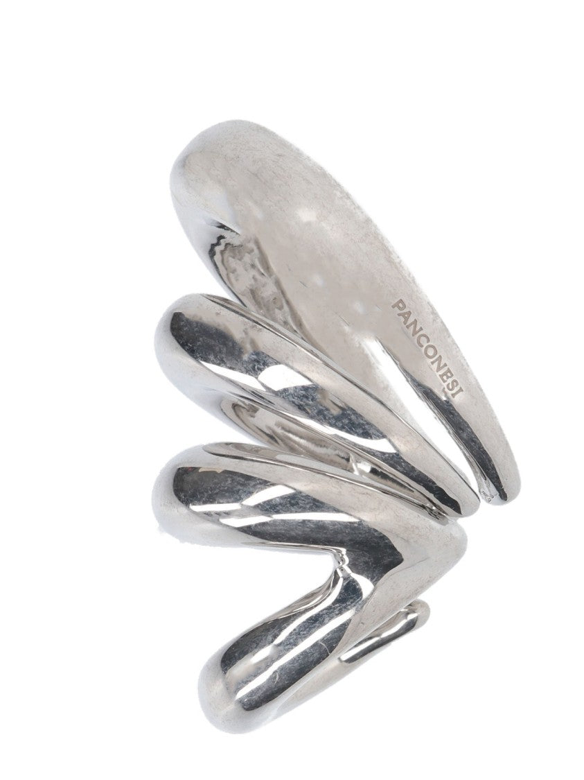 Panconesi "Multi Blow Up" Ear Cuff In Silver-Plated Brass
