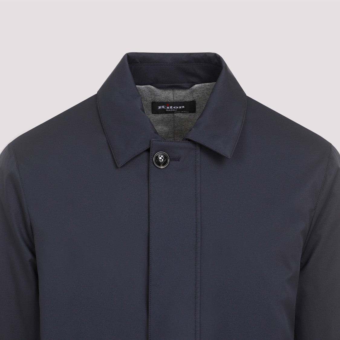 Kiton Blue Long Sleeve Coat