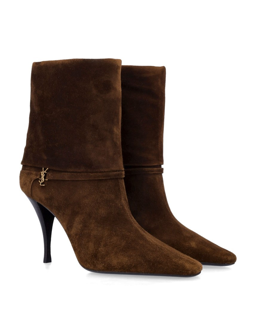 Saint Laurent Pointed Toe Stiletto Booties